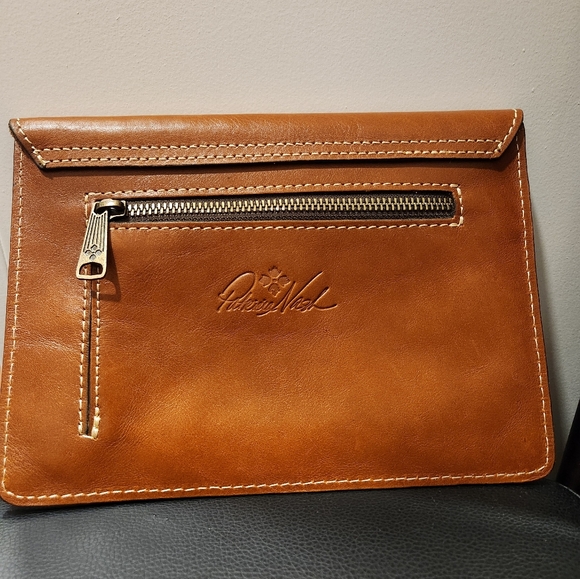 Patricia Nash Brown Leather Clutch Purse Wallet - Picture 4 of 10